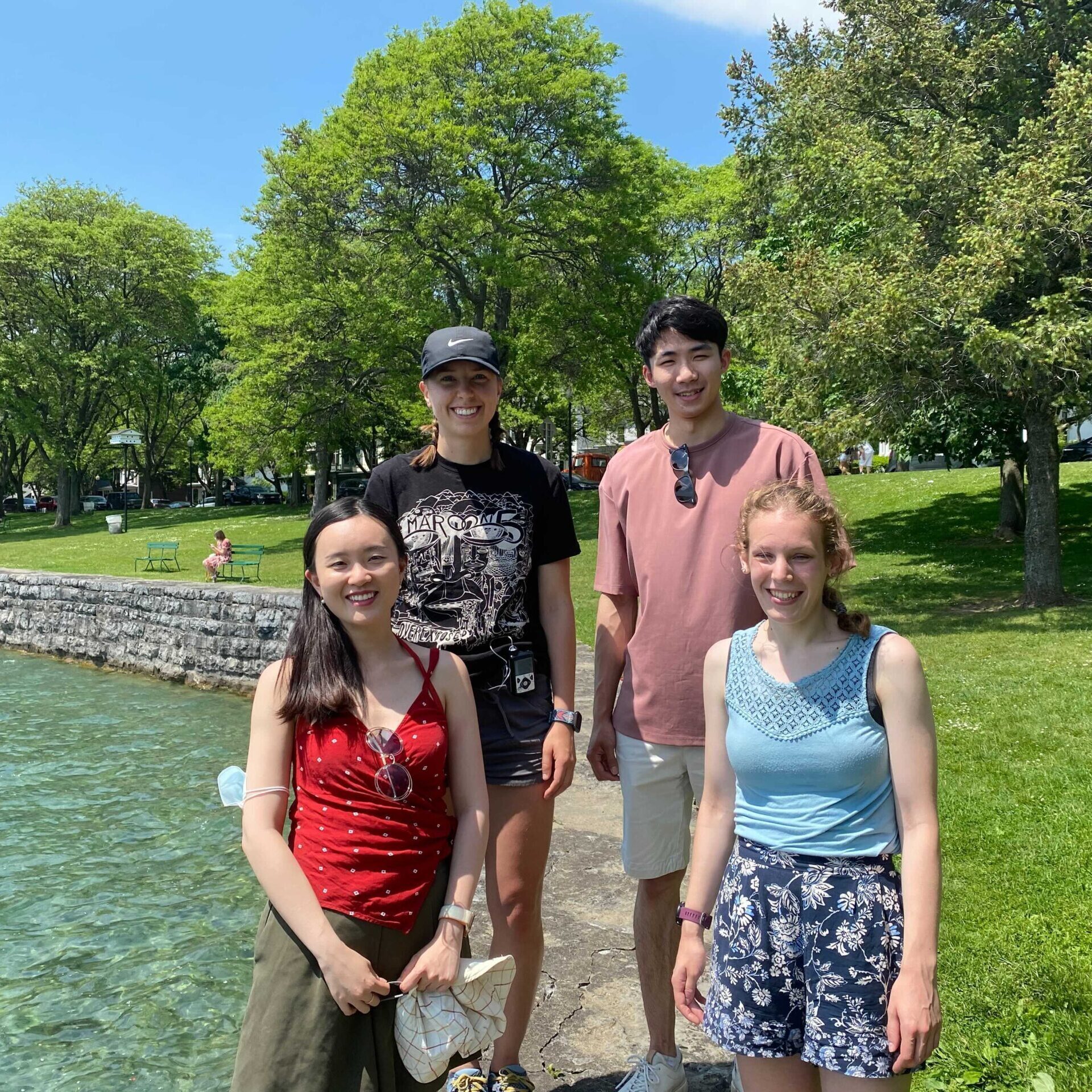 Hernandez lab group members in Skaneatles NY June 2021